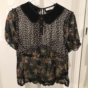 Coach collared blouse